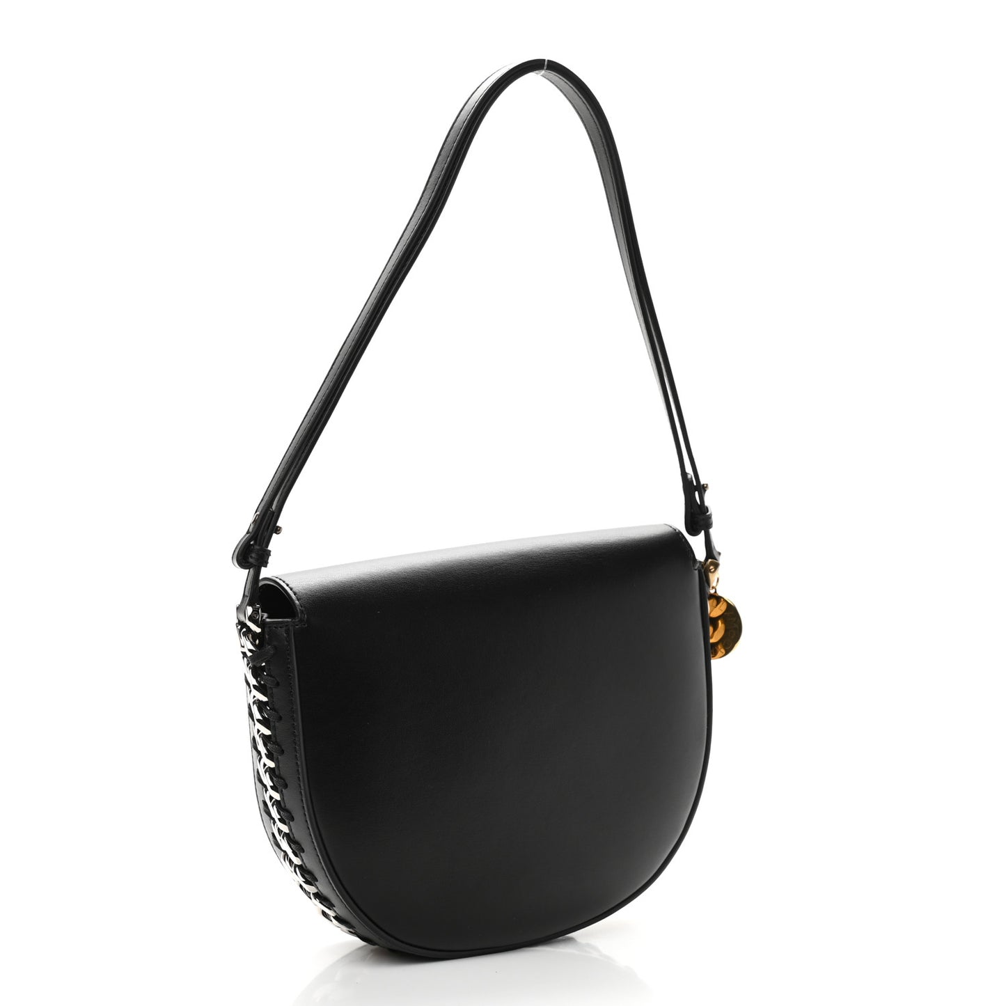 Eco Alter Nappa Medium Frayme Shoulder Bag Black