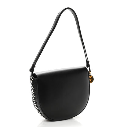 Stella McCartney Eco Alter Nappa Medium Frayme Shoulder Bag Black 3 of 11