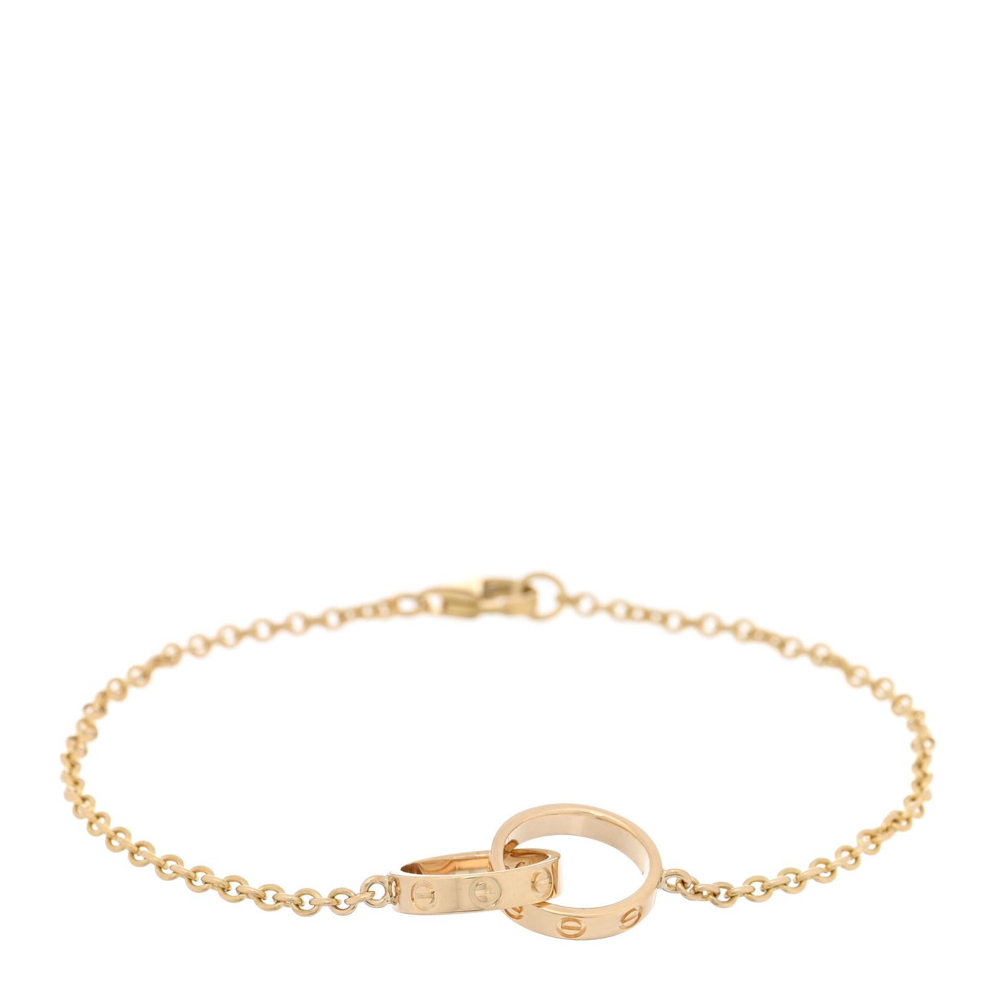 18K Yellow Gold Interlocking LOVE Bracelet