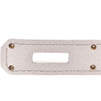 Hermes Taurillon Clemence Birkin 30 Beton 27 of 34