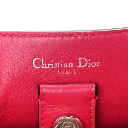 Christian Dior Bullcalf Mini Diorissimo Tote White 6 of 10