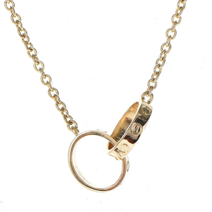 Cartier 18K Yellow Gold Interlocking LOVE Necklace 4 of 11