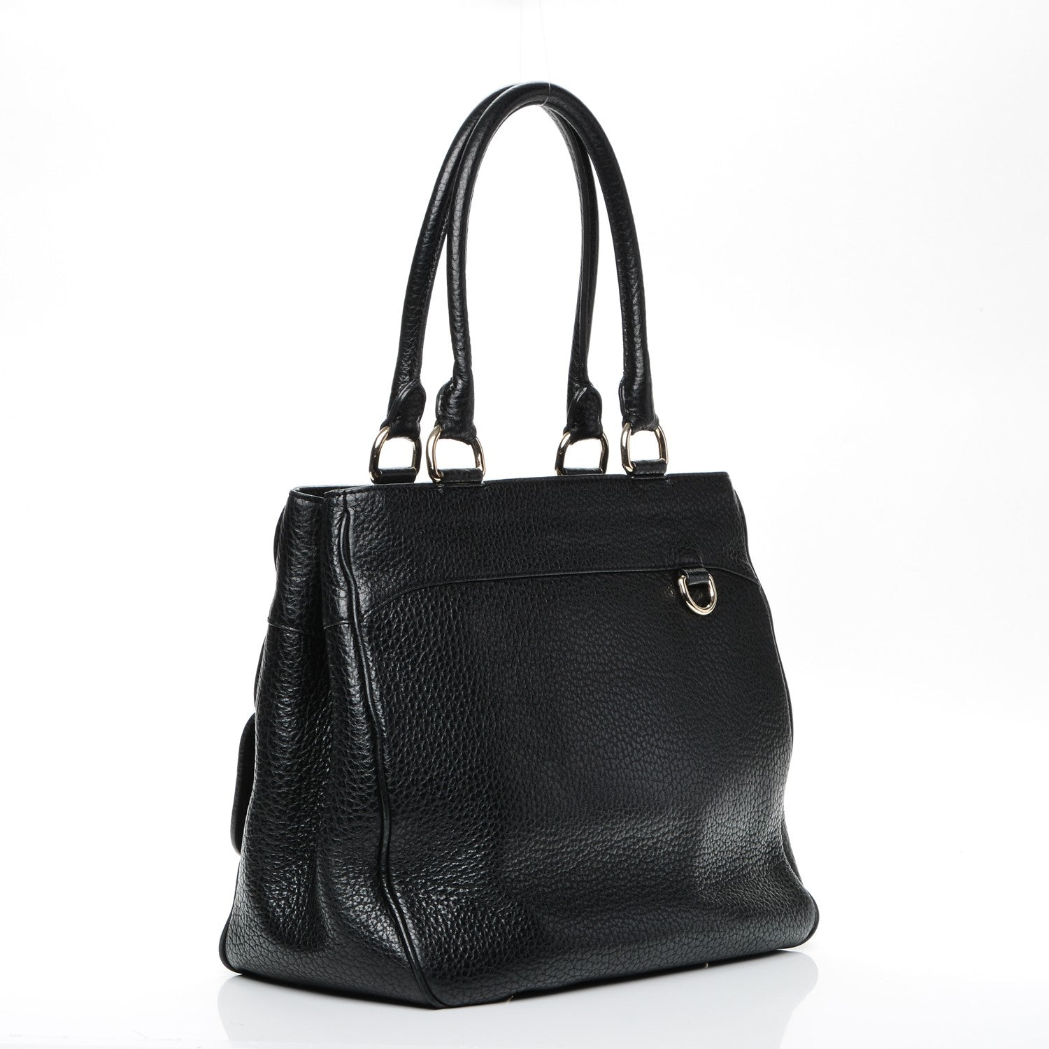 Burberry Hertiage Grain Medium Chadwich Tote Black 3 of 6