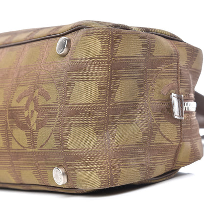 Chanel Nylon Travel Bowler Brown 10 of 10