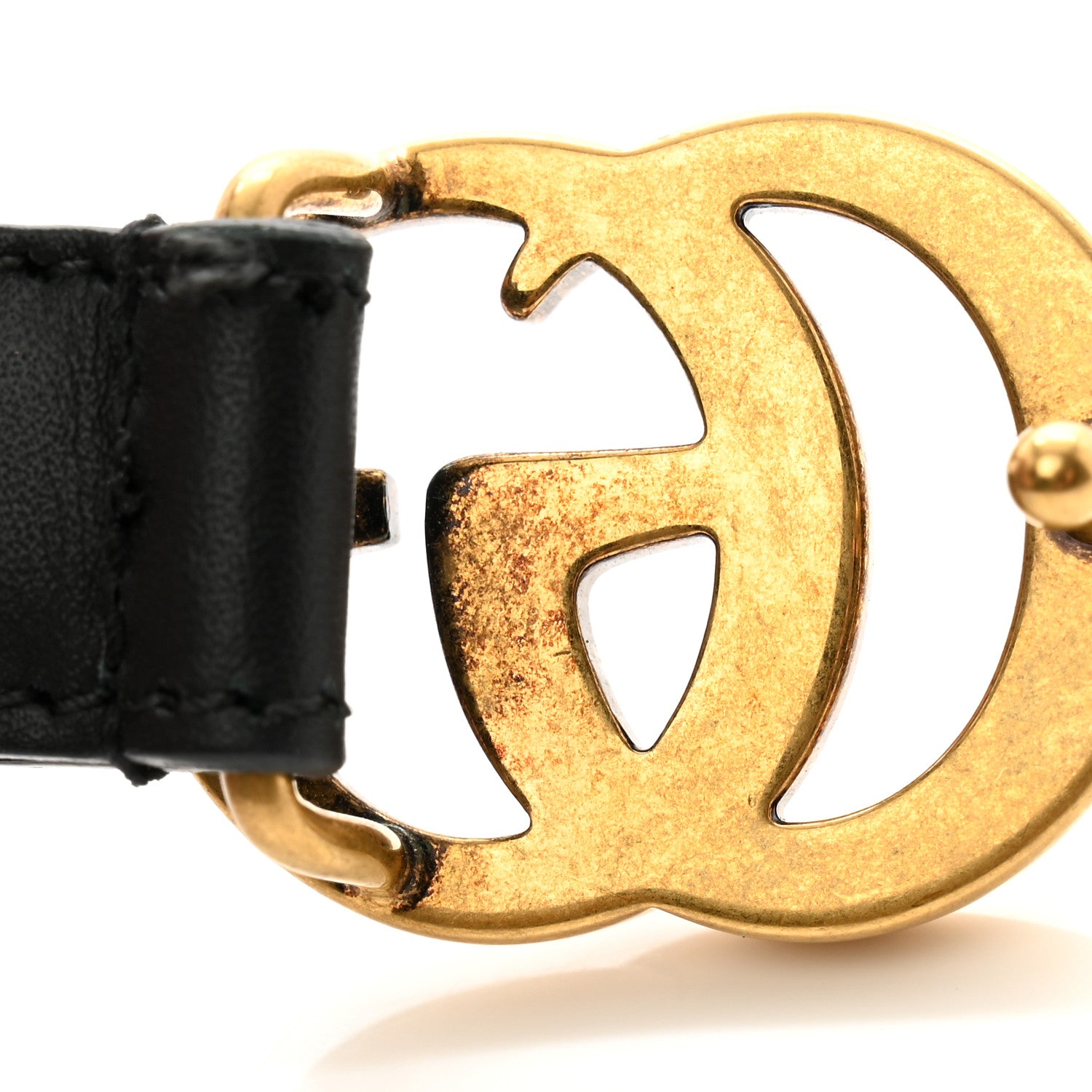 Gucci Calfskin Double G 20mm Belt 95 38 Black 8 of 8