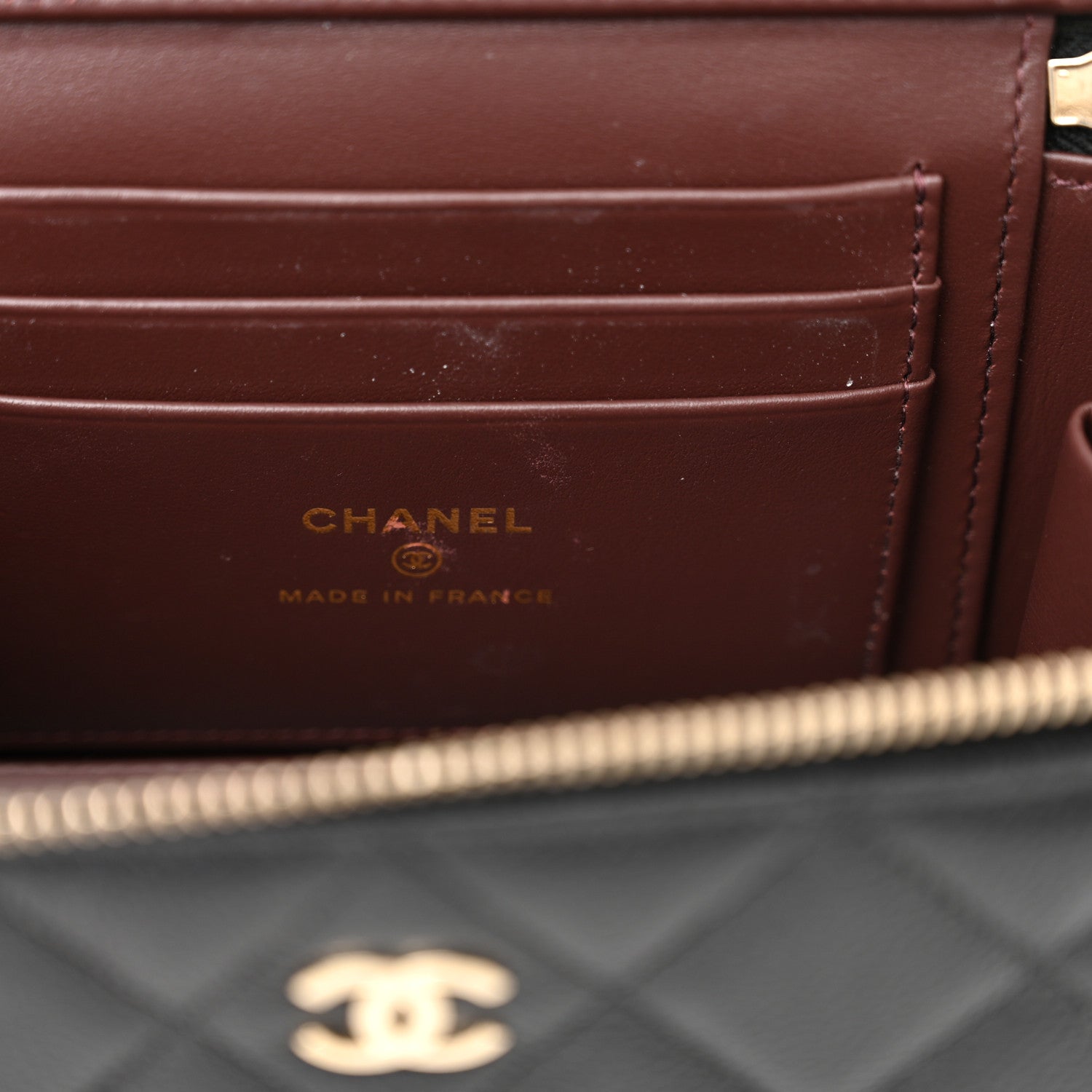 Chanel Caviar Quilted Small Vanity Case With Chain Black 11 of 15