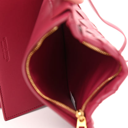 Bottega Veneta Nappa Intrecciato Flap Crossbody Amaranto 7 of 13