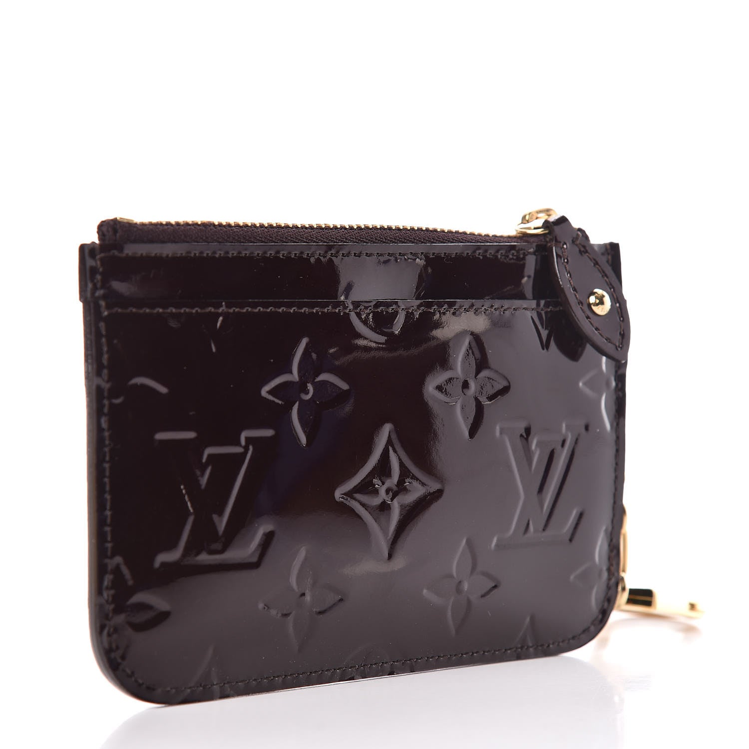 Louis Vuitton Vernis Key Pouch Amarante 3 of 7