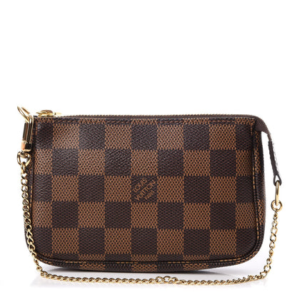 Louis Vuitton Damier Ebene Mini Pochette Accessories 1 of 9