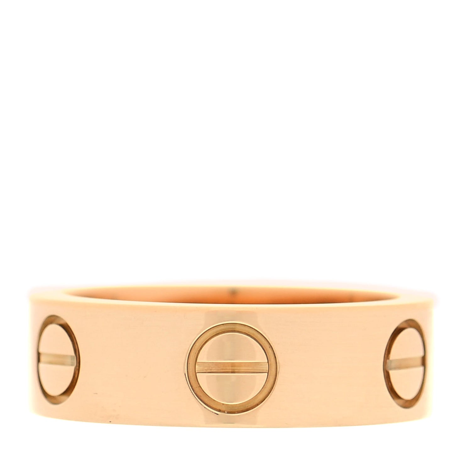 18K Yellow Gold 5.5mm LOVE Ring 48 4.5