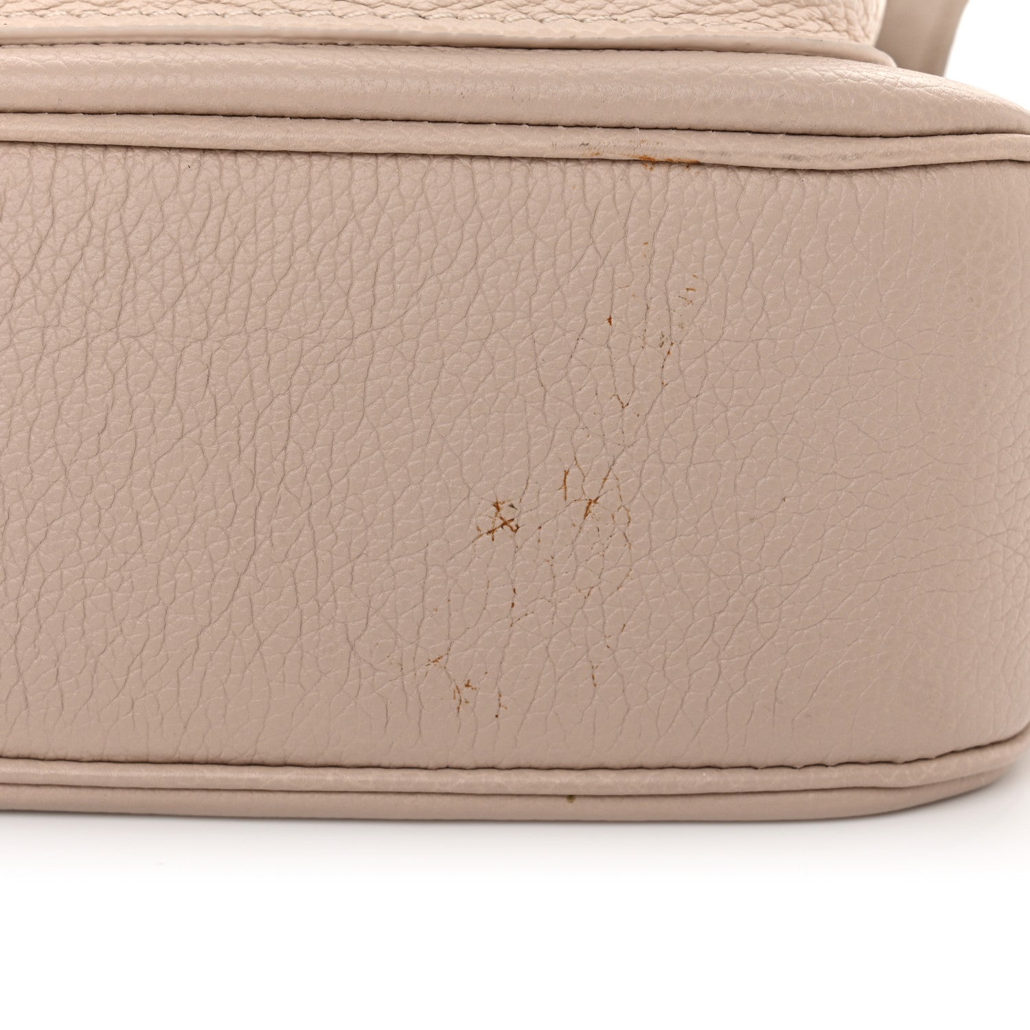 Louis Vuitton Grained Calfskin Lockme Tender Greige 11 of 12
