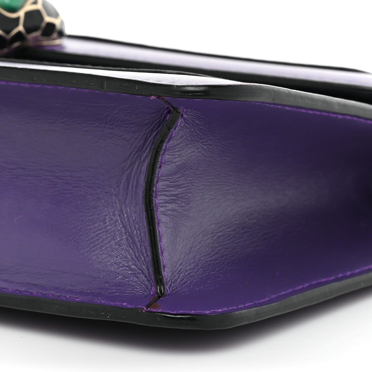 Bulgari Calfskin Serpenti Forever Crossbody Bag Amethyst 7 of 12