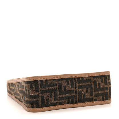 Fendi Fabric Jacquard Vitello Grace FF 1974 Mini Fendessence Shoulder Bag Tobacco Moro Ebano 4 of 11