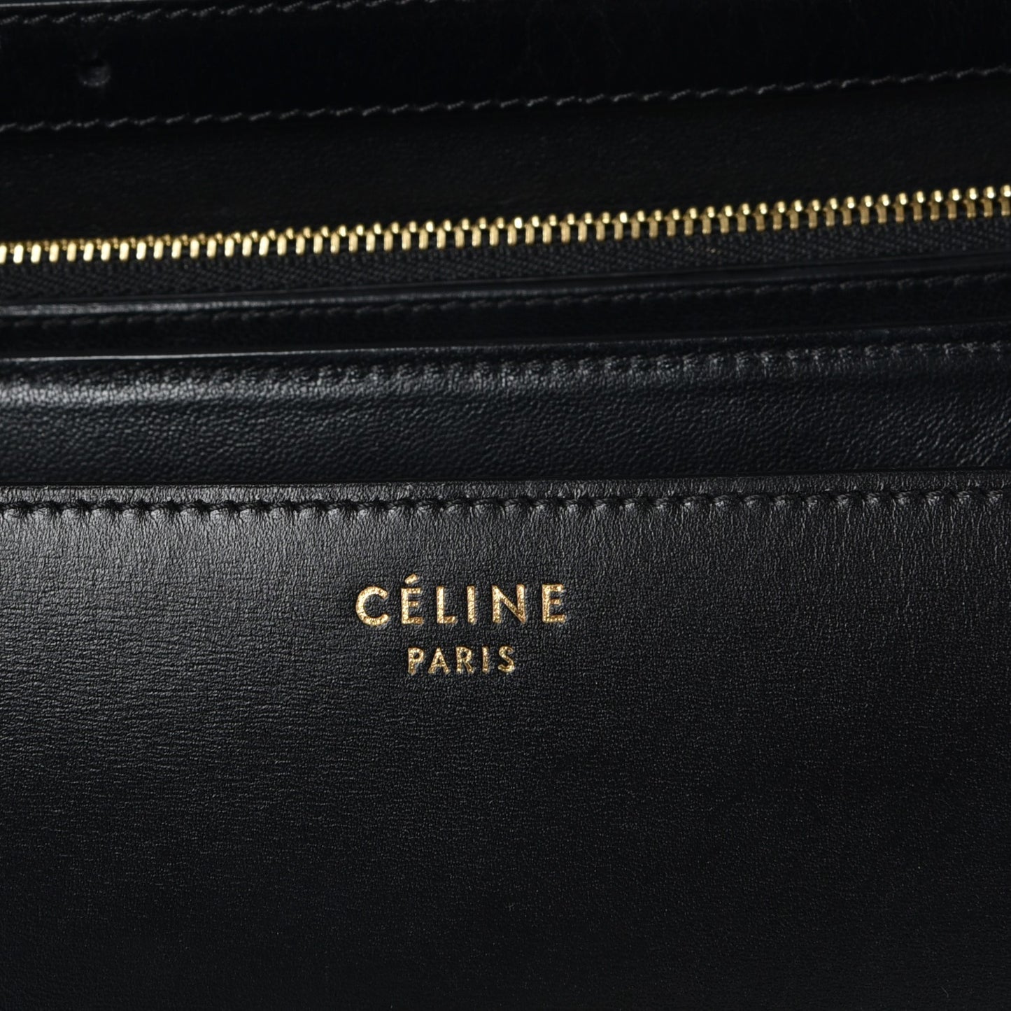 Box Calfskin Medium Classic Box Flap Bag Black