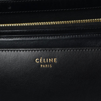 Celine Box Calfskin Medium Classic Box Flap Bag Black 6 of 8