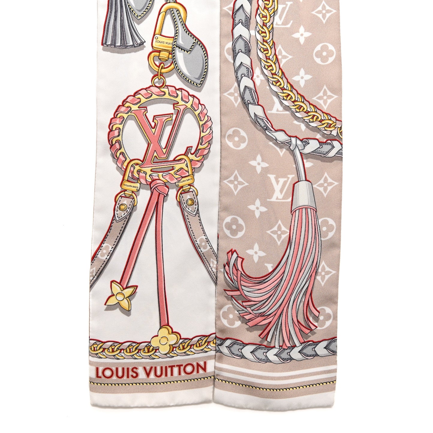 Silk Mix And Straps Bandeau Beige