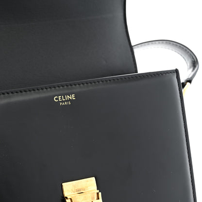 Celine Shiny Calfskin Teen Triomphe Black 6 of 10