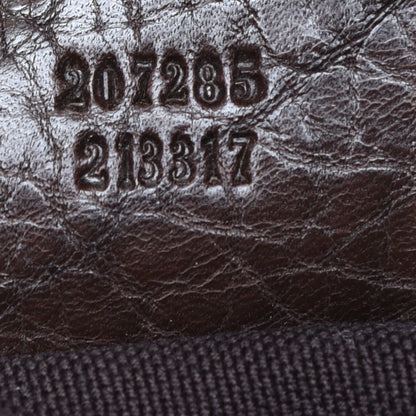 Gucci Crystal Monogram Small Babouska Tote Dark Brown 8 of 12