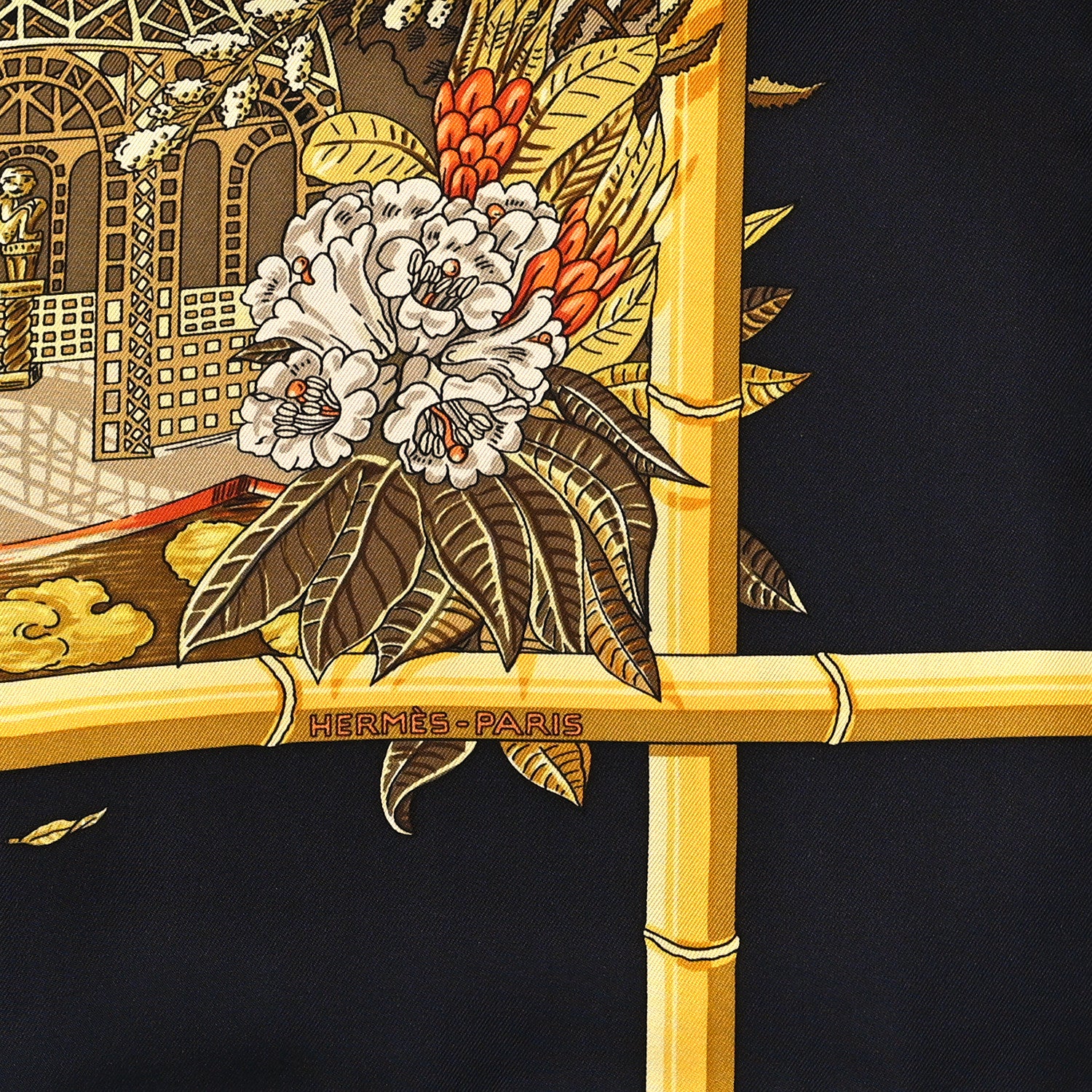 Hermes Silk Jardins D’hiver Scarf 90 2 of 5