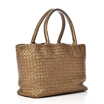 Bottega Veneta Chevre Intrecciato Intrecciato Mini Cabat Ottone 4 of 13