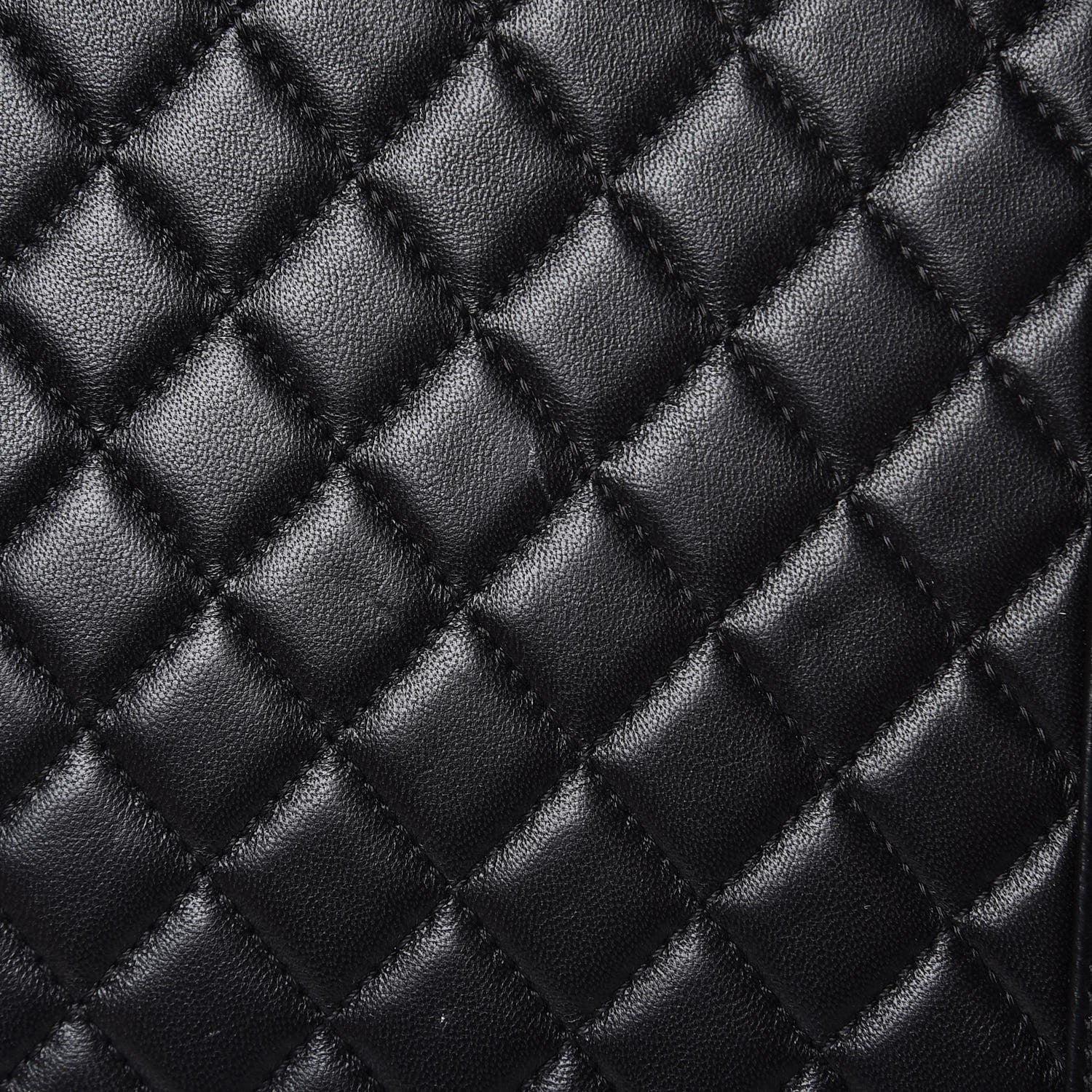 Chanel Lambskin Quilted Large Boy Flap Black 9 of 11