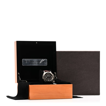 Panerai Titanium Alligator 43mm Luminor Marina Manual Winding Watch Black PAM00061 5 of 5