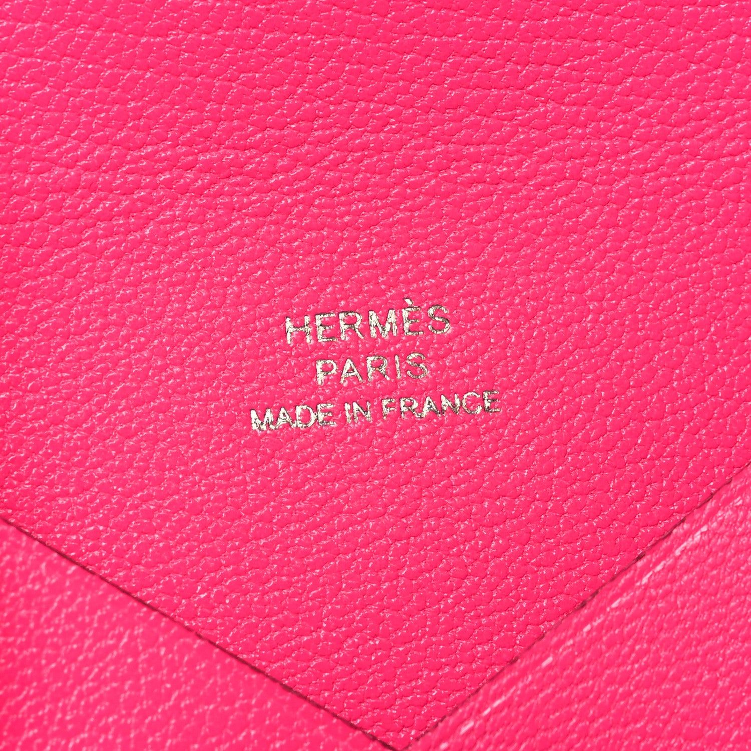 Hermes Chevre Chamkila Calvi Card Case Rose Pop 7 of 10