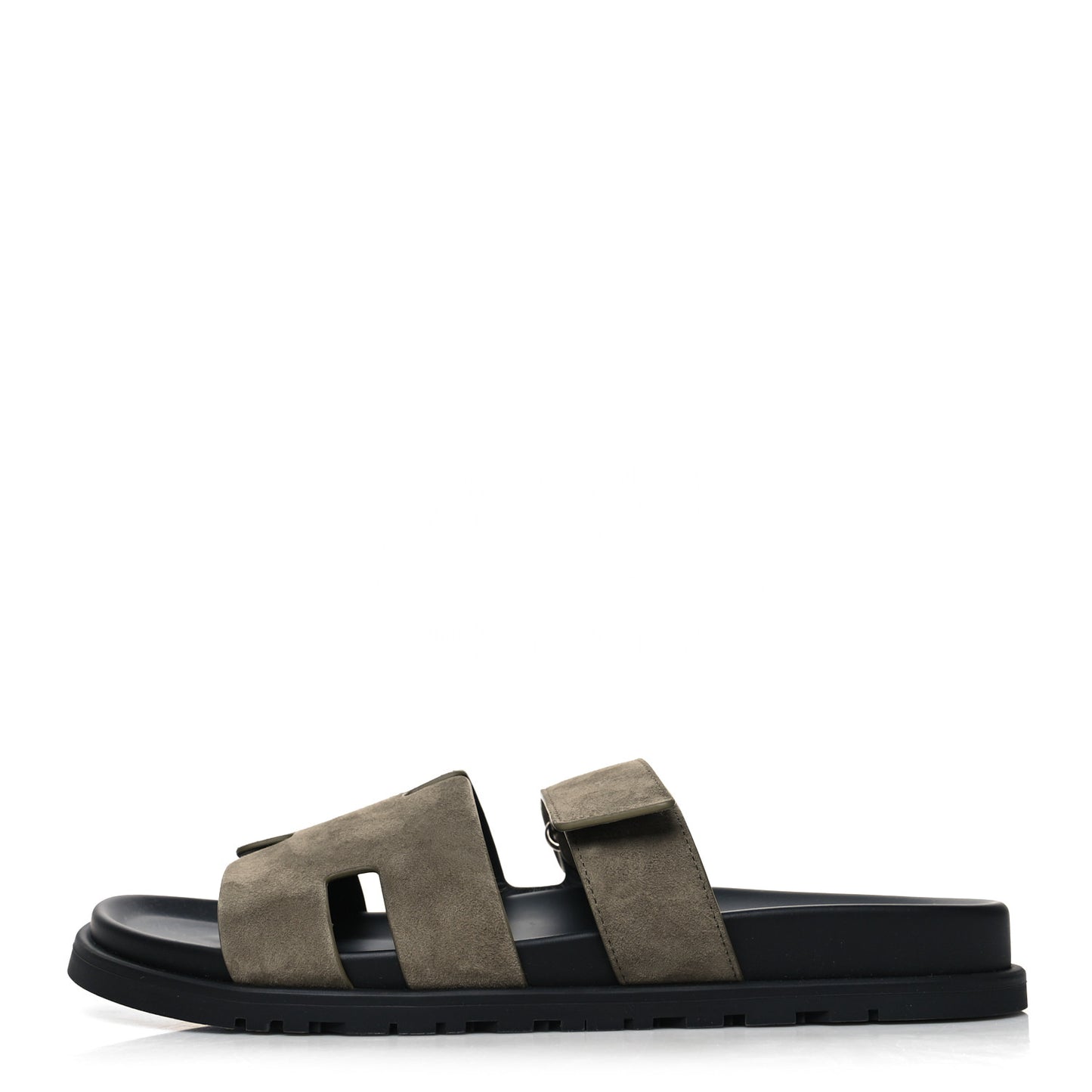 Suede Goatskin Mens Chypre Sandals 43 Vert Toundra