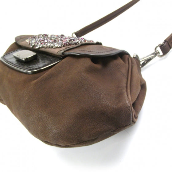 Prada Leather Crystal Flap bag 5 of 11