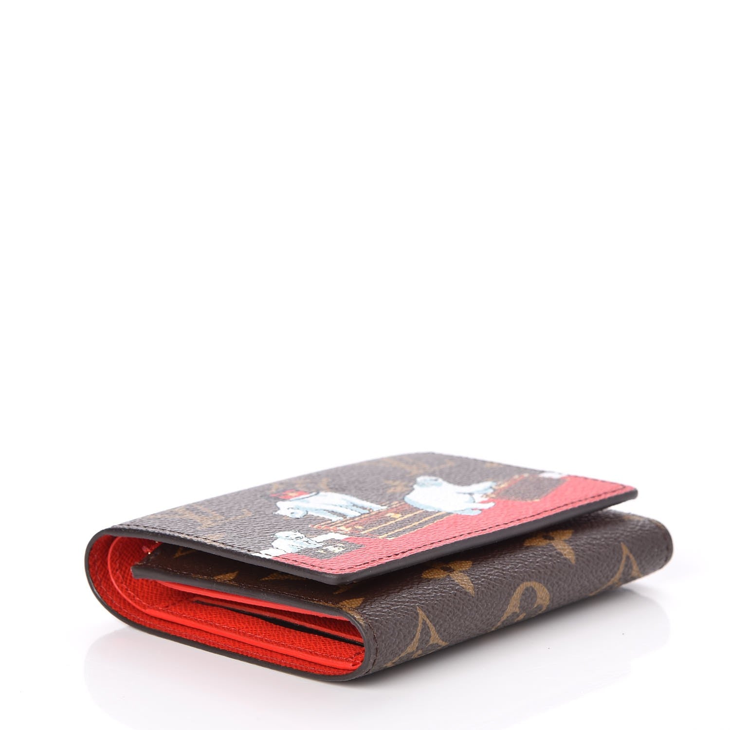 Louis Vuitton Monogram 2017 Christmas Animation Victorine Wallet 4 of 7