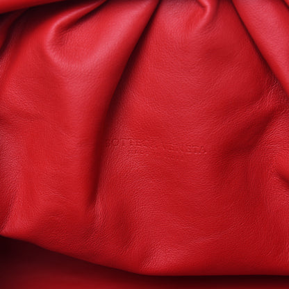 Bottega Veneta Smooth Butter Calf The Pouch Oversized Clutch Bright Red 6 of 10