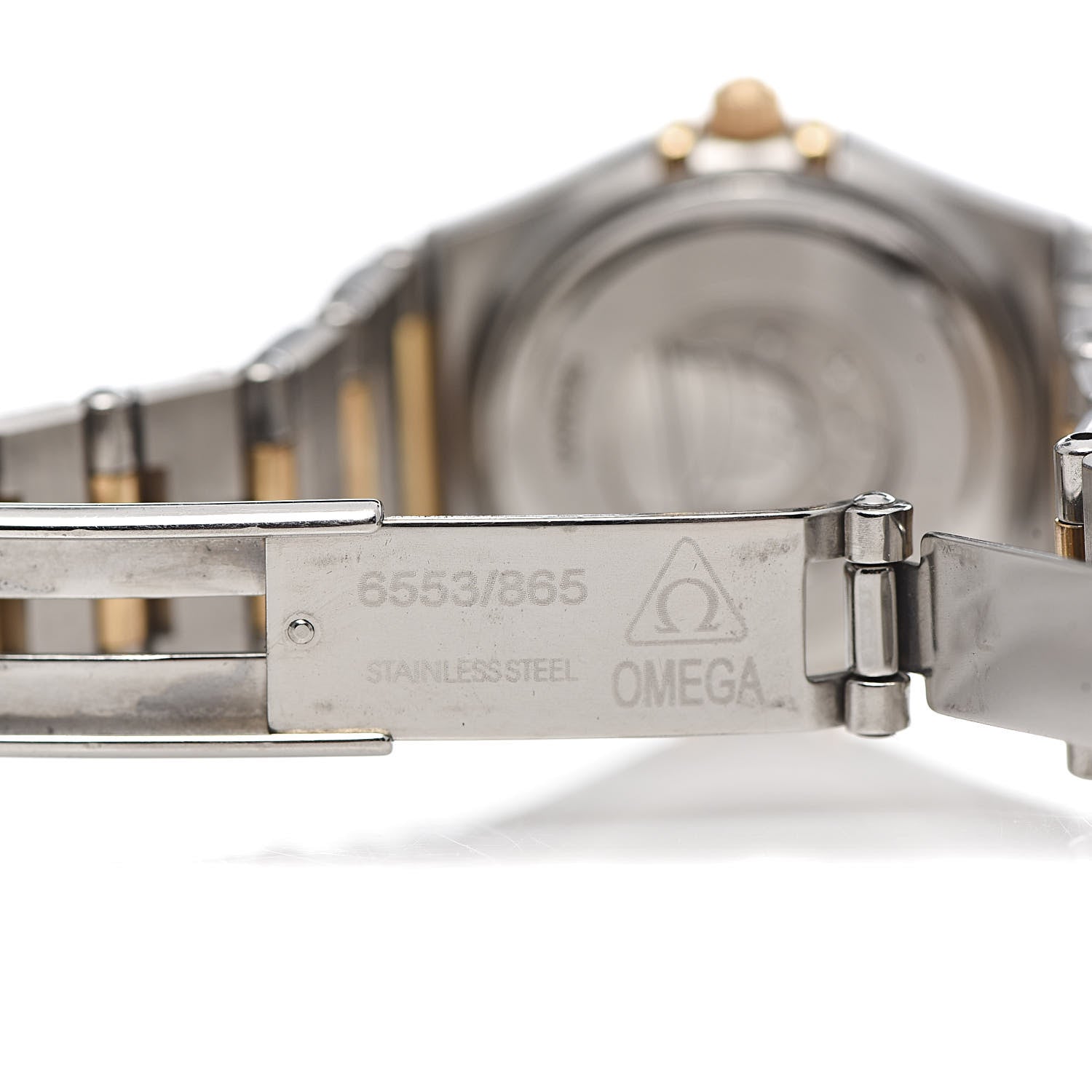 Omega Stainless Steel 18K Red Gold Diamond Bezel Mother of Pearl 23mm Constellation Quartz Watch 895.1203 6 of 6
