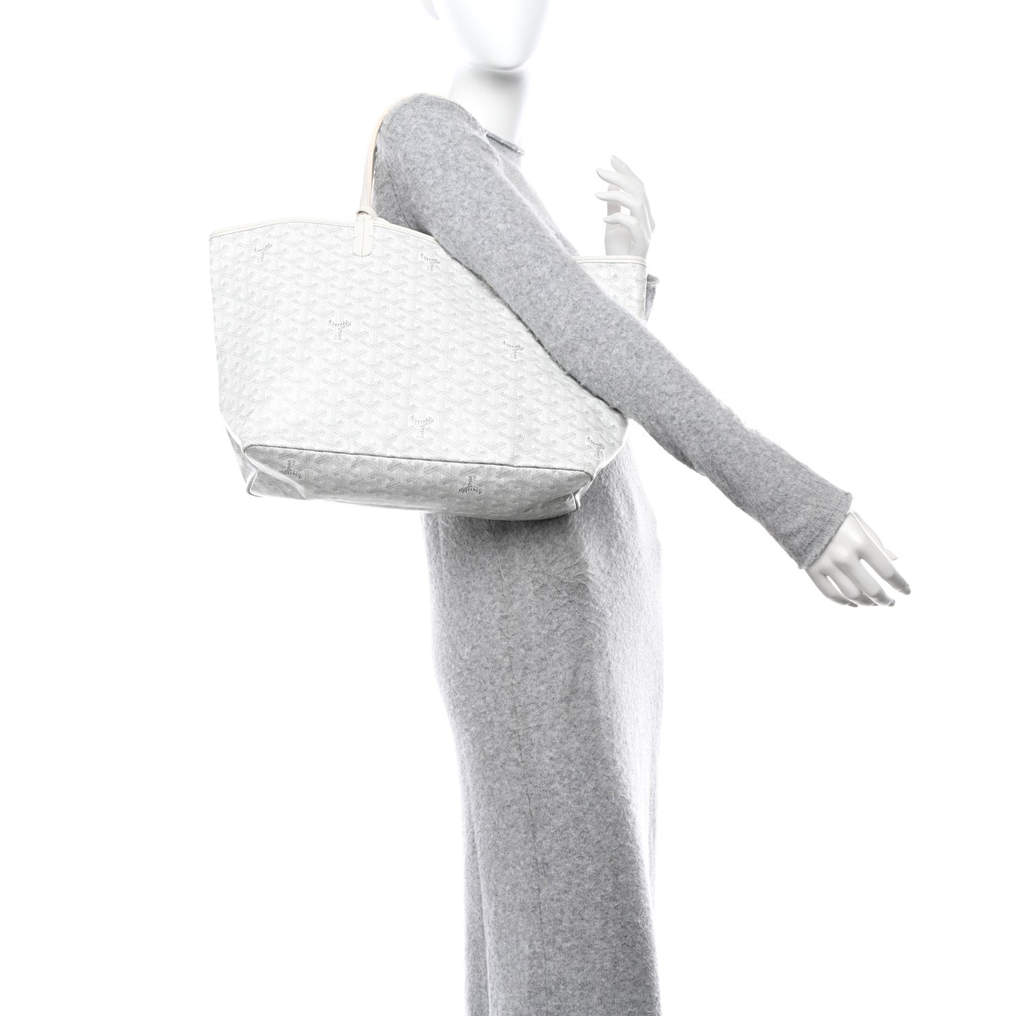 Goyardine Saint Louis PM White