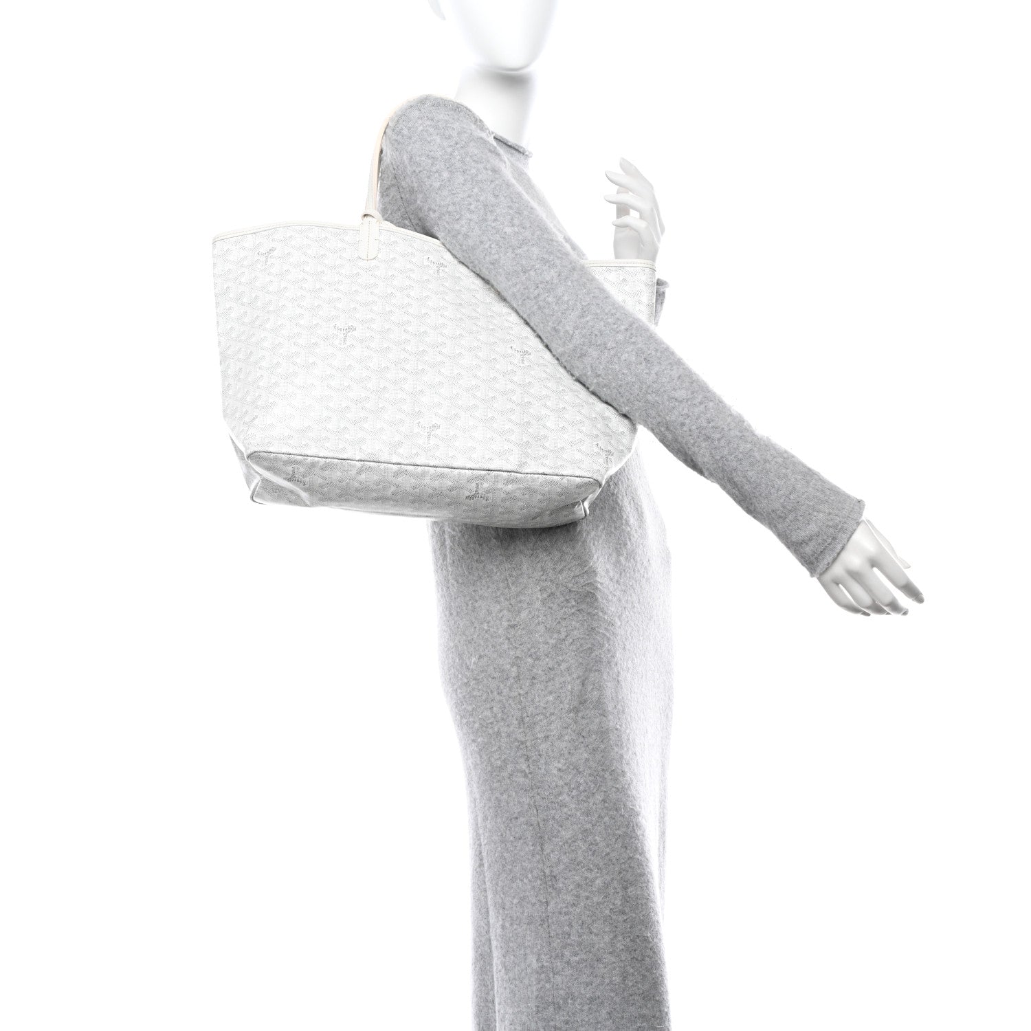 Goyard Goyardine Saint Louis PM White 2 of 11