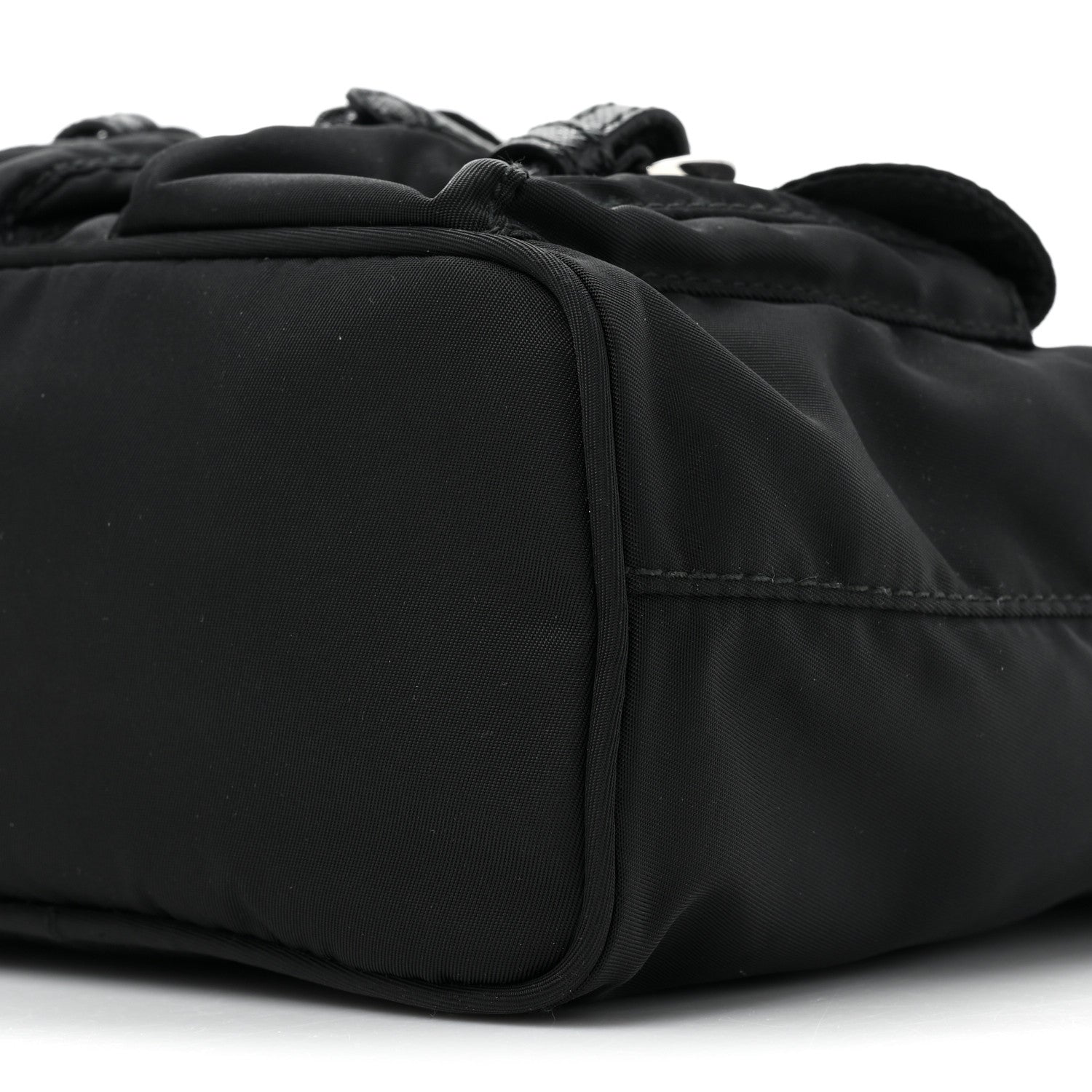 Prada Nylon Vela Mini Crossbody Backpack Black 7 of 12
