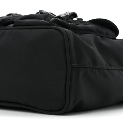 Prada Nylon Vela Mini Crossbody Backpack Black 7 of 12
