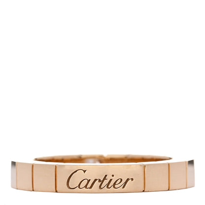 Cartier 18K Yellow Gold Diamond Lanieres Ring 48 4.5 3 of 4