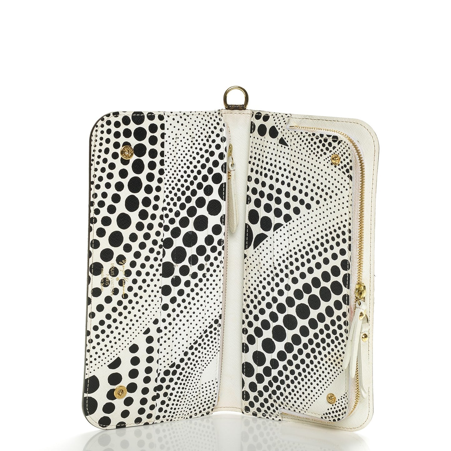 Monogram Kusama Waves Insolite Wallet White