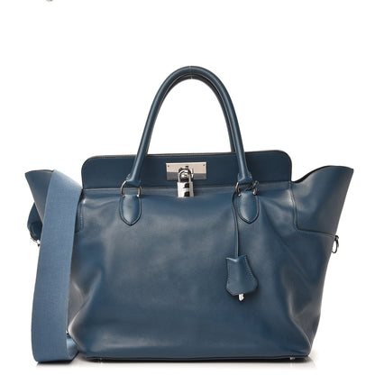 Hermes Swift Toolbox 33 Bleu Thalassa 1 of 11