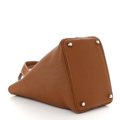 Hermes Taurillon Clemence Picotin Lock 18 PM Gold 4 of 10