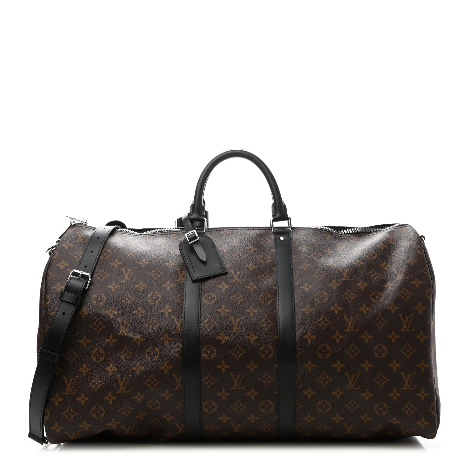 Louis Vuitton Monogram Macassar Keepall Bandouliere 55 1 of 10