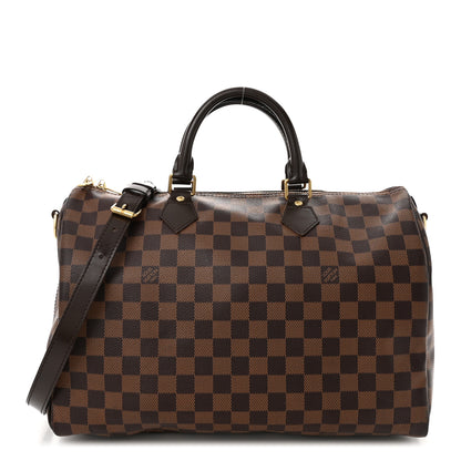 Louis Vuitton Damier Ebene Speedy Bandouliere 35 1 of 12