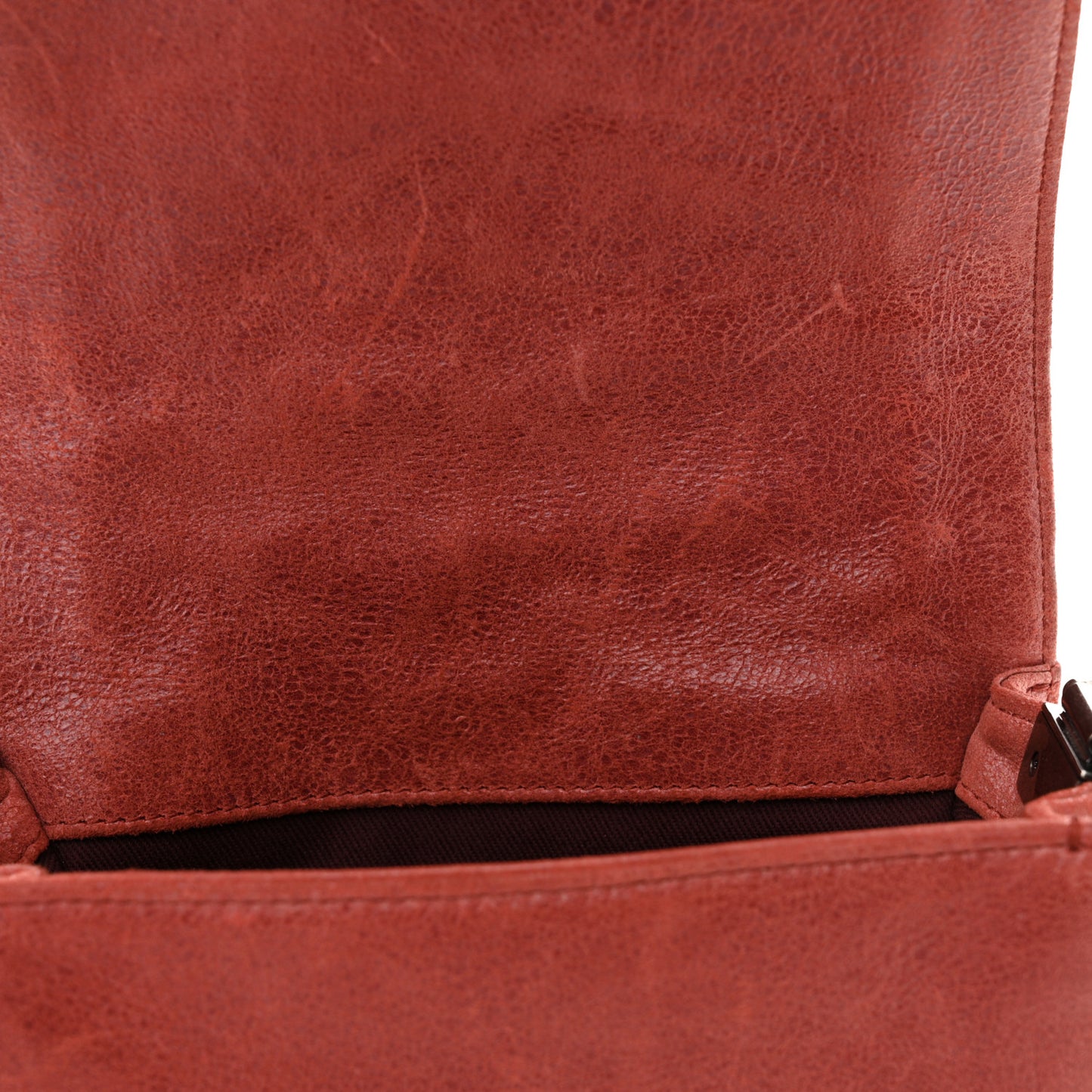 Iridescent Calfskin Quilted Small Gentle Square Boy Flap Red