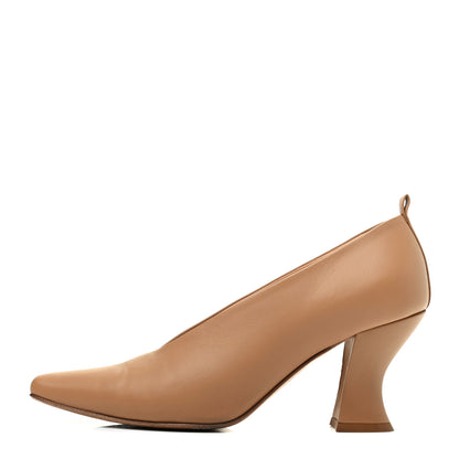 Bottega Veneta Nappa Almond Pumps 38 Nude 1 of 11