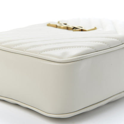 Saint Laurent Calfskin Matelasse Monogram Lou Camera Bag Crema Soft 5 of 9