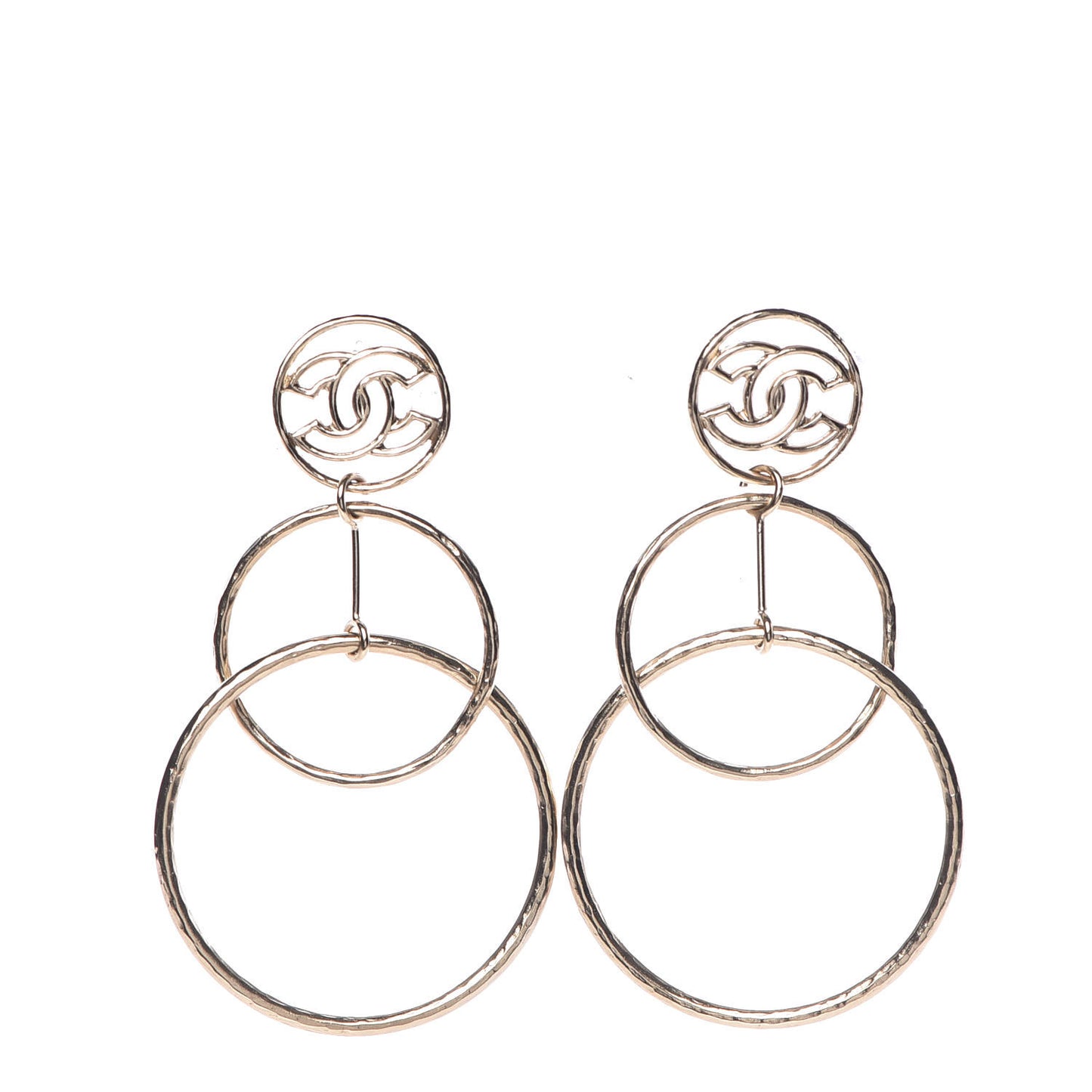 Hoop Cuba CC Earrings Gold