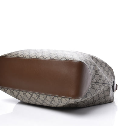 Gucci GG Supreme Monogram Large Linea A Hobo Light Brown 6 of 10