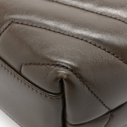 Saint Laurent Calfskin Y Quilted Monogram Toy Loulou Crossbody Bag Military Olive 16 of 18