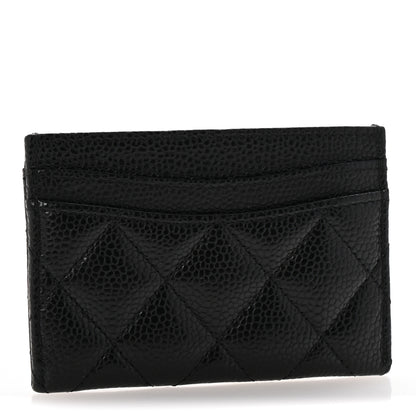 Chanel Caviar Quilted Card Holder Black 3 of 10