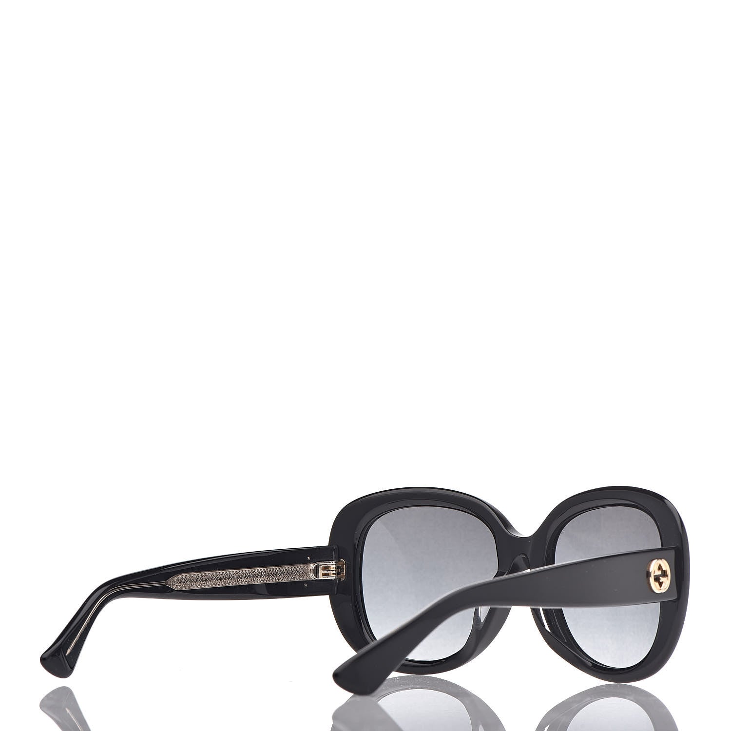 Gucci Round Sunglasses GG0140SA Black 4 of 8